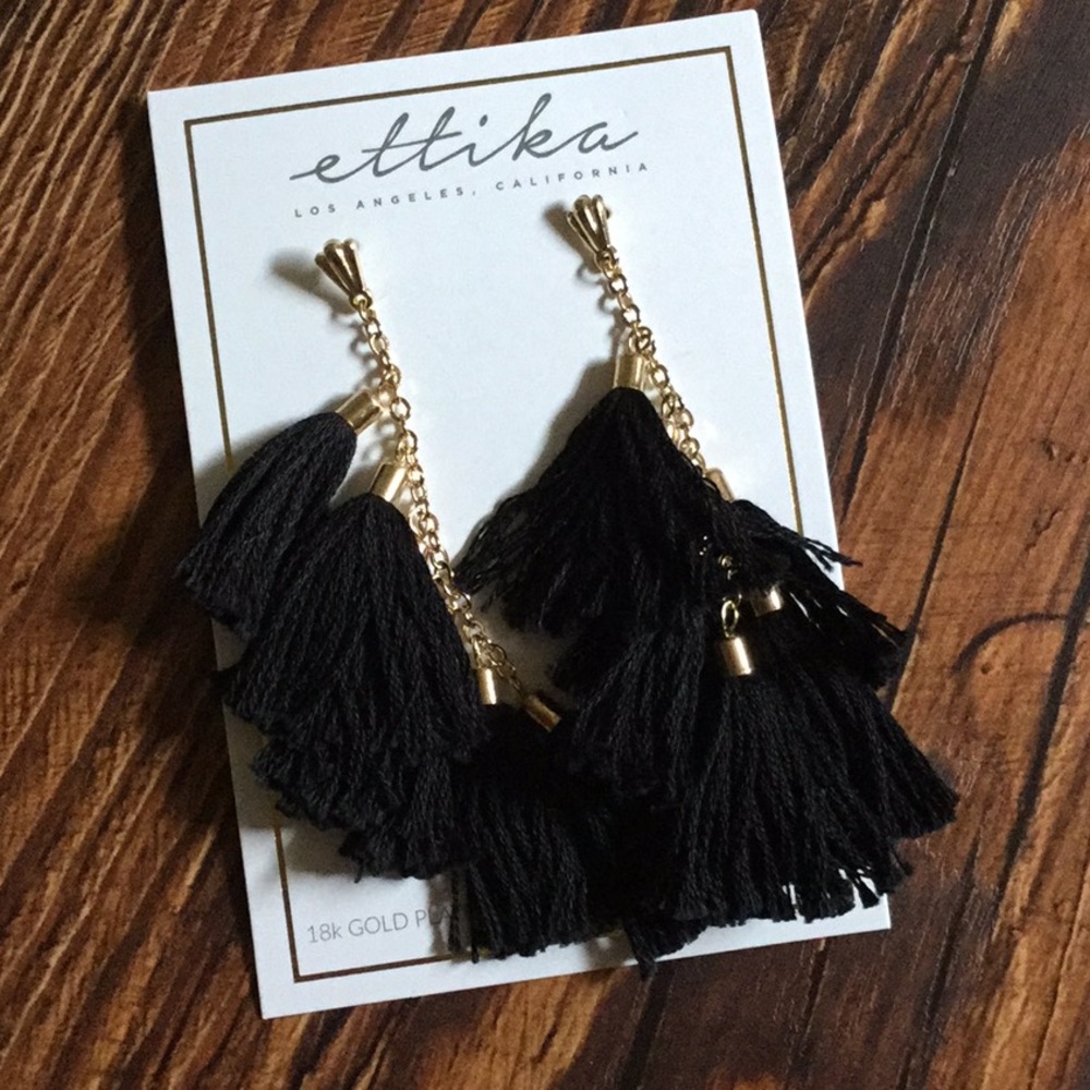 Ettika Daydreamer Tassel Earrings